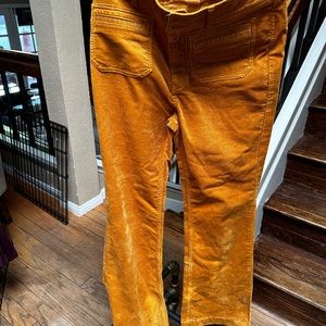 Anthropologie corduroy wide leg pants